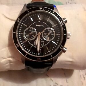 Fossil Men's watch Black and silver